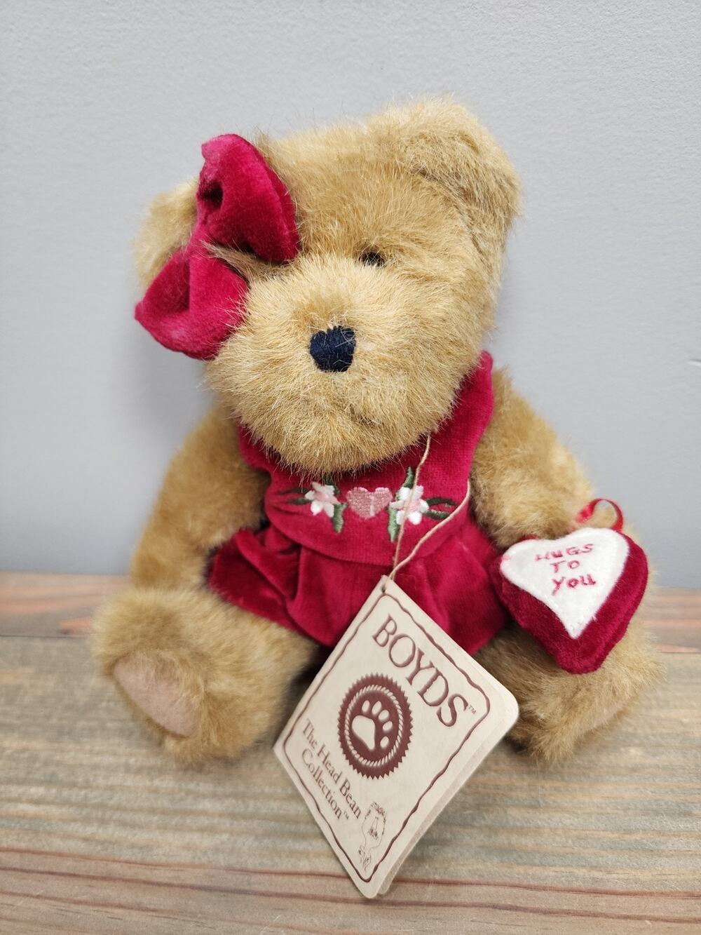 Boyds Bears Miss Hugaby Style 903038 Thinking Of Ya Series with Tags-Valentines